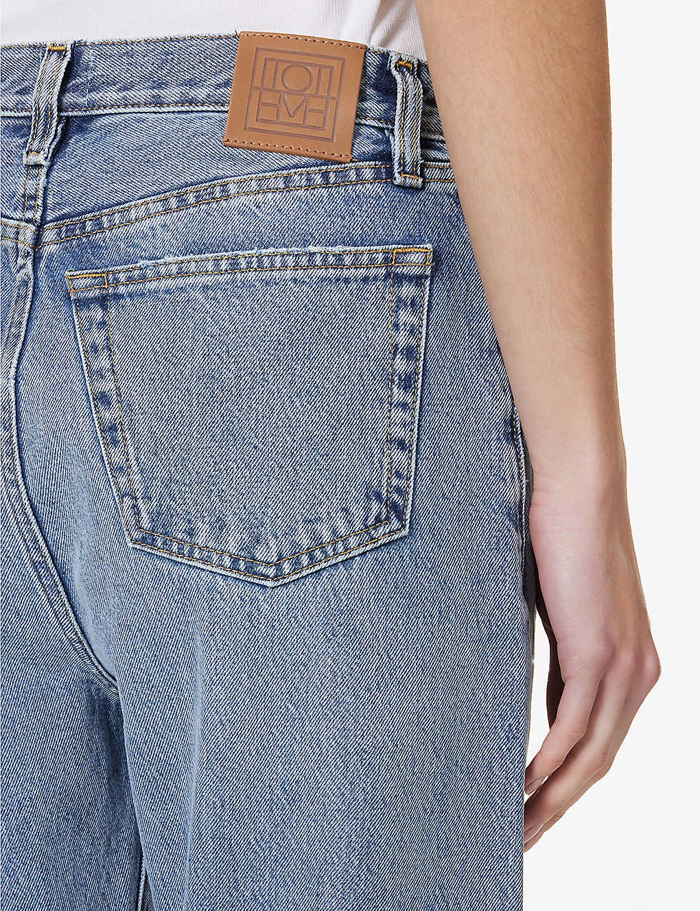 Toteme Faded-wash Straight-leg Mid-rise Jeans 6 Toteme Faded-wash Straight-leg Mid-rise Jeans - Image 6