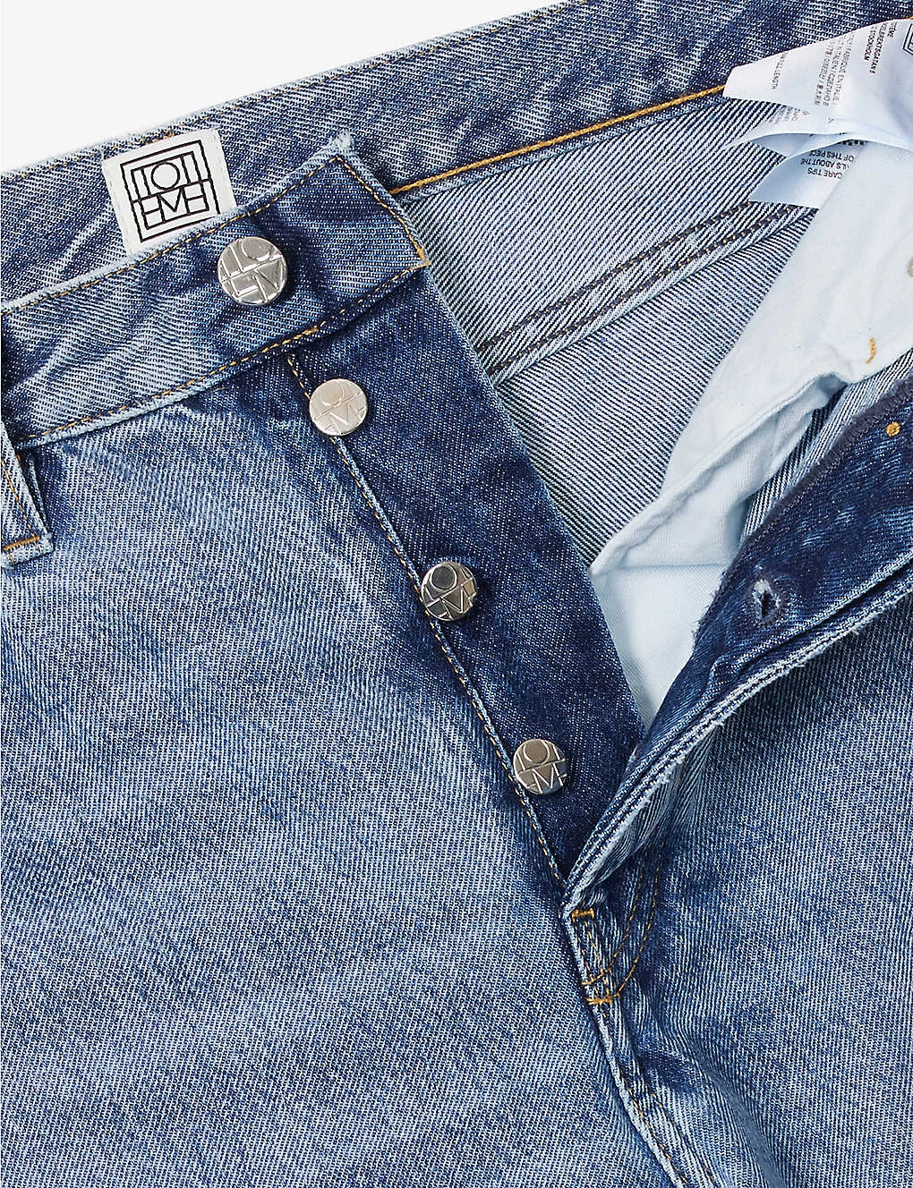 Toteme Faded-wash Straight-leg Mid-rise Jeans 7 Toteme Faded-wash Straight-leg Mid-rise Jeans - Image 7