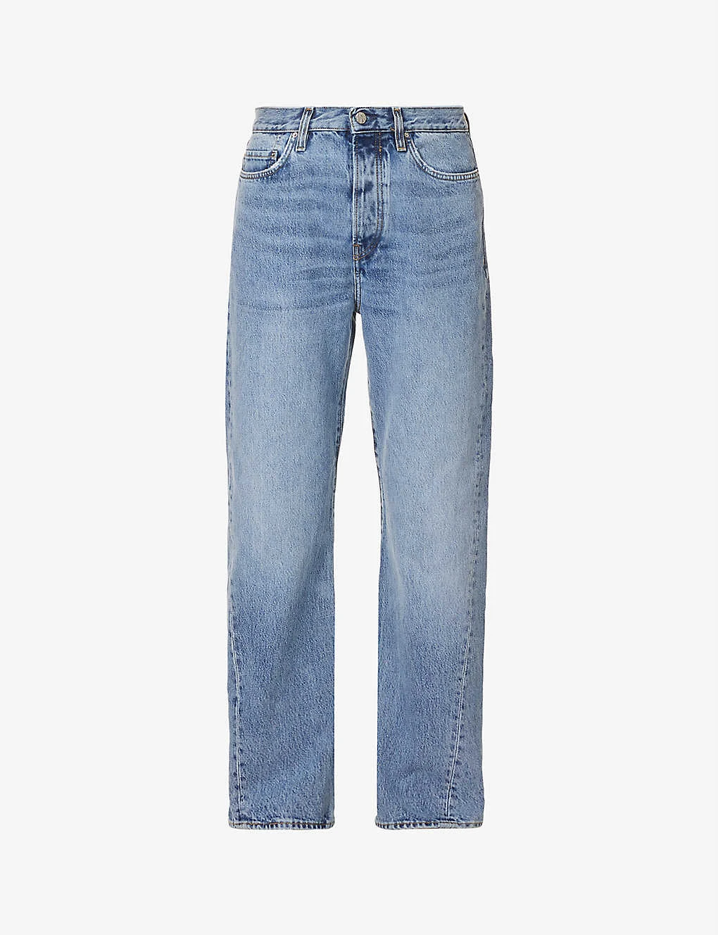Toteme Faded-wash Straight-leg Mid-rise Jeans 1 Toteme Faded-wash Straight-leg Mid-rise Jeans