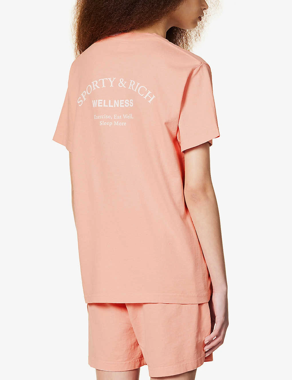 Wellness Slogan-print Cotton Jersey T-shirt 4 Wellness Slogan-print Cotton Jersey T-shirt - Image 4