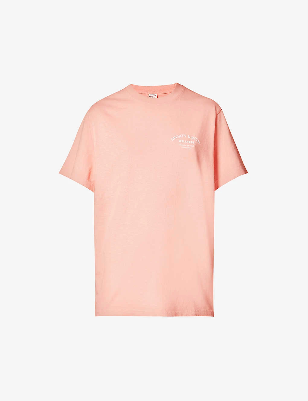 Wellness Slogan-print Cotton Jersey T-shirt 1 Wellness Slogan-print Cotton Jersey T-shirt