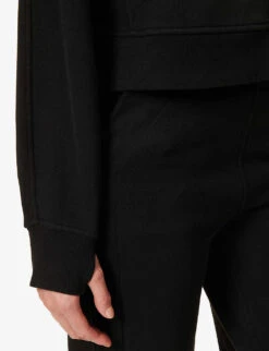 Lululemon Scuba Oversized-fit Cotton-blend Hoody 9 Lululemon Scuba Oversized-fit Cotton-blend Hoody -Whistles Closet Shop R04082428 BLACK ALT04