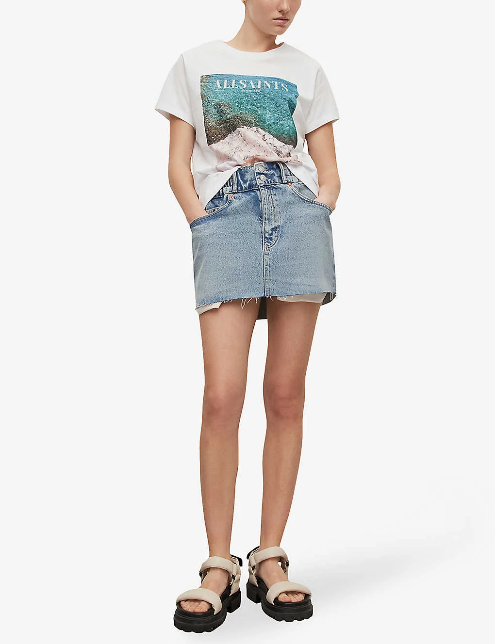AllSaints Roni Grace Graphic-print Cotton T-shirt 2 AllSaints Roni Grace Graphic-print Cotton T-shirt - Image 2