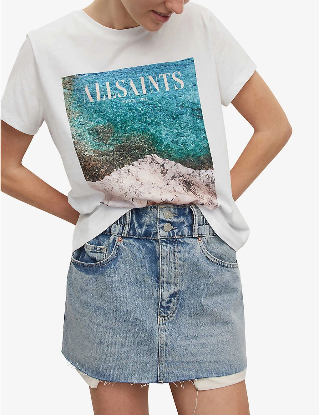 AllSaints Roni Grace Graphic-print Cotton T-shirt 3 AllSaints Roni Grace Graphic-print Cotton T-shirt - Image 3