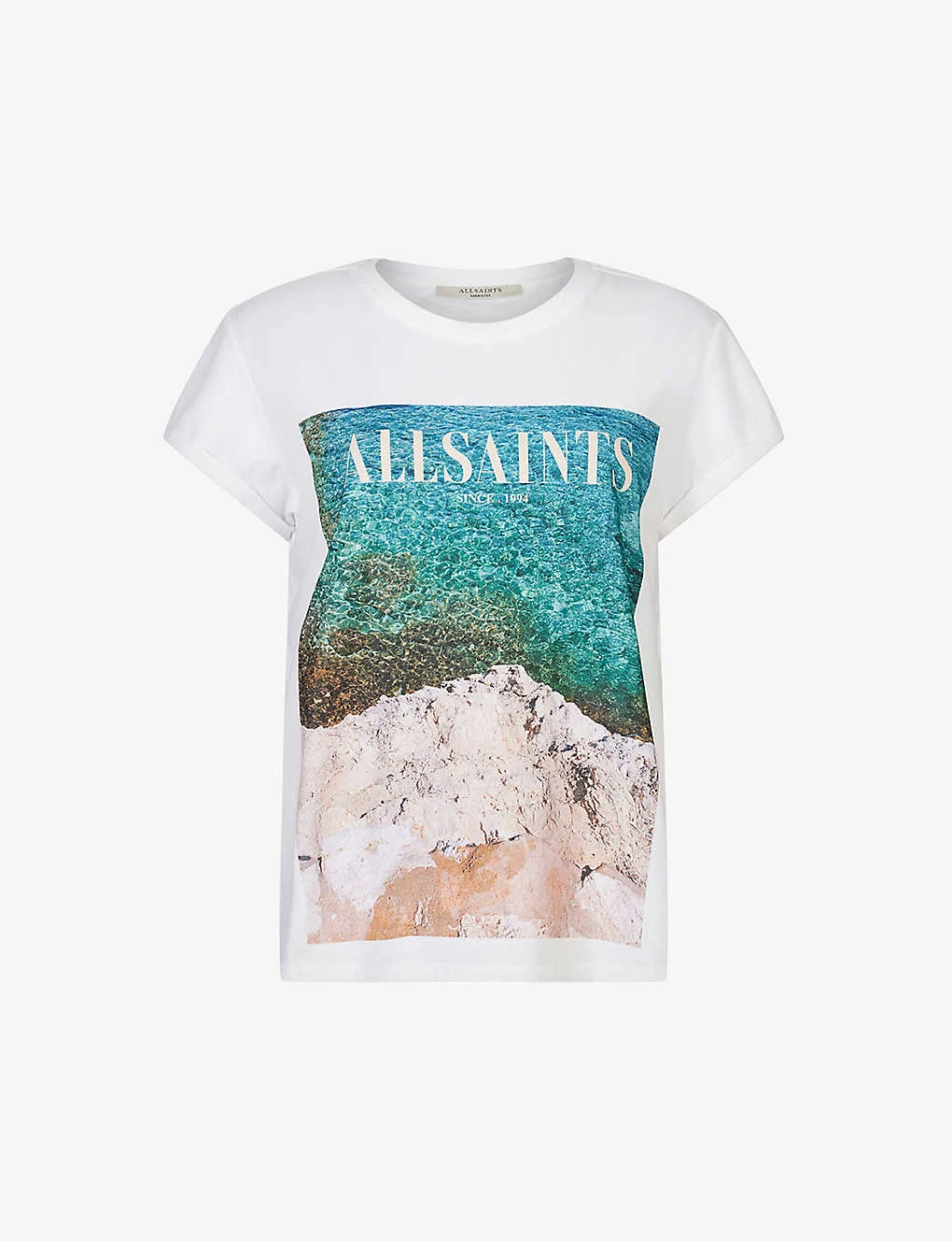 AllSaints Roni Grace Graphic-print Cotton T-shirt 1 AllSaints Roni Grace Graphic-print Cotton T-shirt