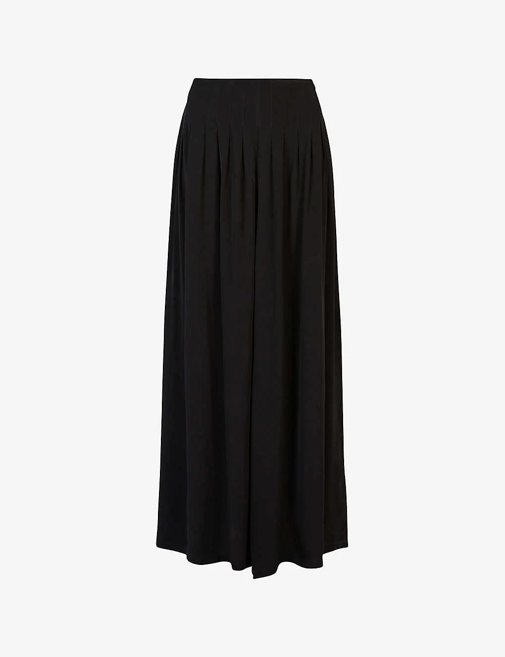 AllSaints Hezzy Wide-leg High-rise Pleated Woven Trousers 1 AllSaints Hezzy Wide-leg High-rise Pleated Woven Trousers
