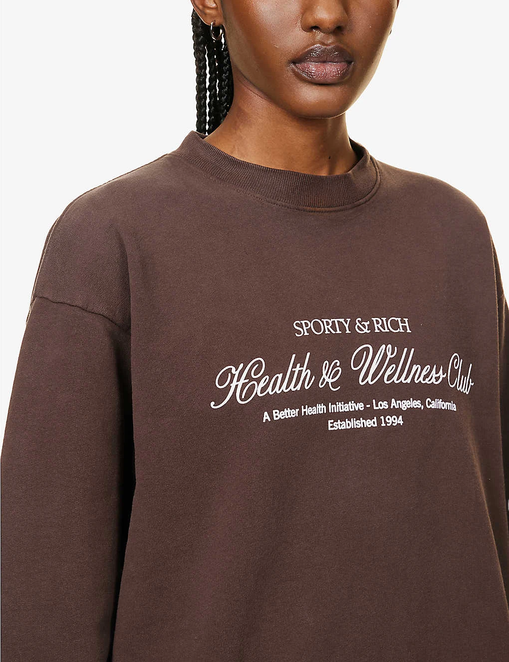 Health And Wellness Club Cotton-jersey Sweatshirt 5 Health And Wellness Club Cotton-jersey Sweatshirt - Image 5