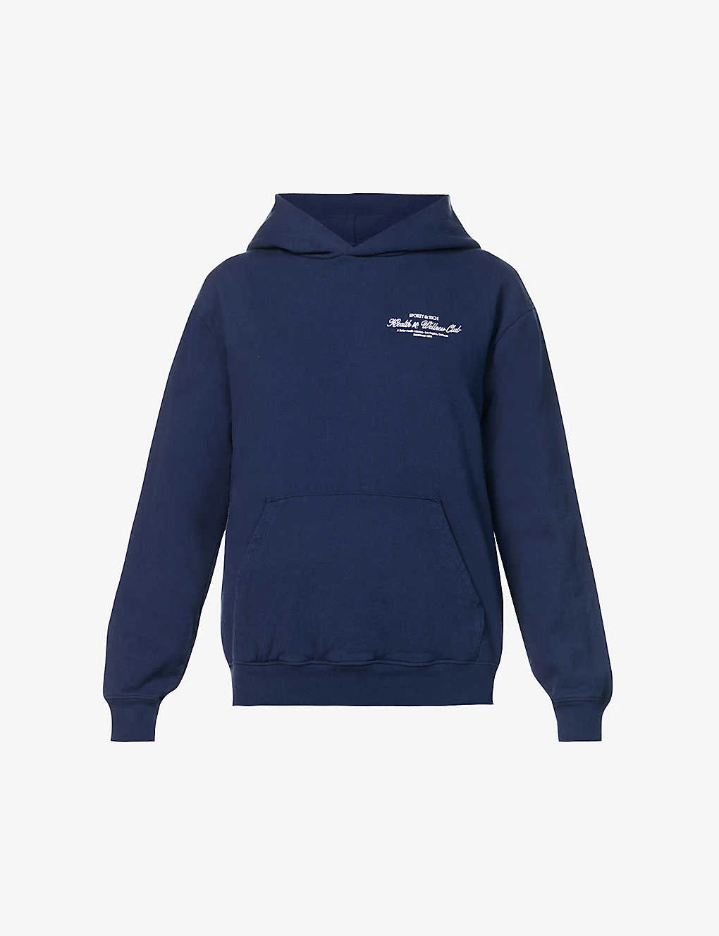 Health Club Logo-print Cotton-jersey Hoody 1 Health Club Logo-print Cotton-jersey Hoody