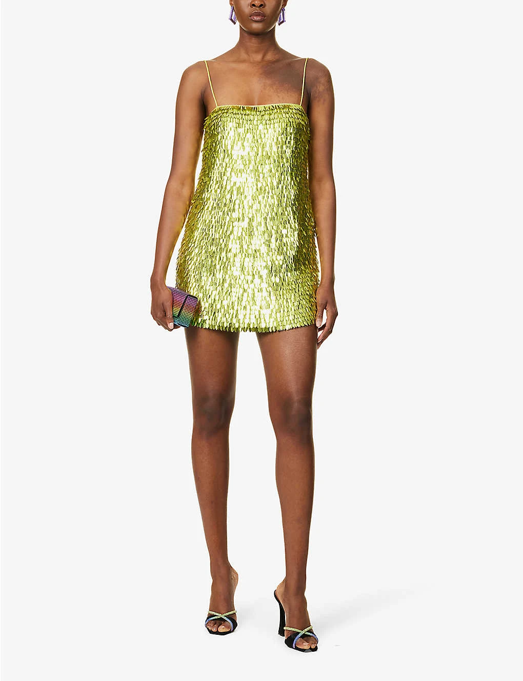 Nara Sequin-embellished Woven Mini Dress 2 Nara Sequin-embellished Woven Mini Dress - Image 2
