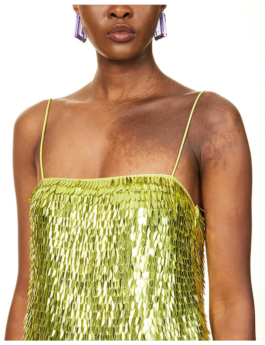 Nara Sequin-embellished Woven Mini Dress 5 Nara Sequin-embellished Woven Mini Dress - Image 5