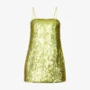 Nara Sequin-embellished Woven Mini Dress