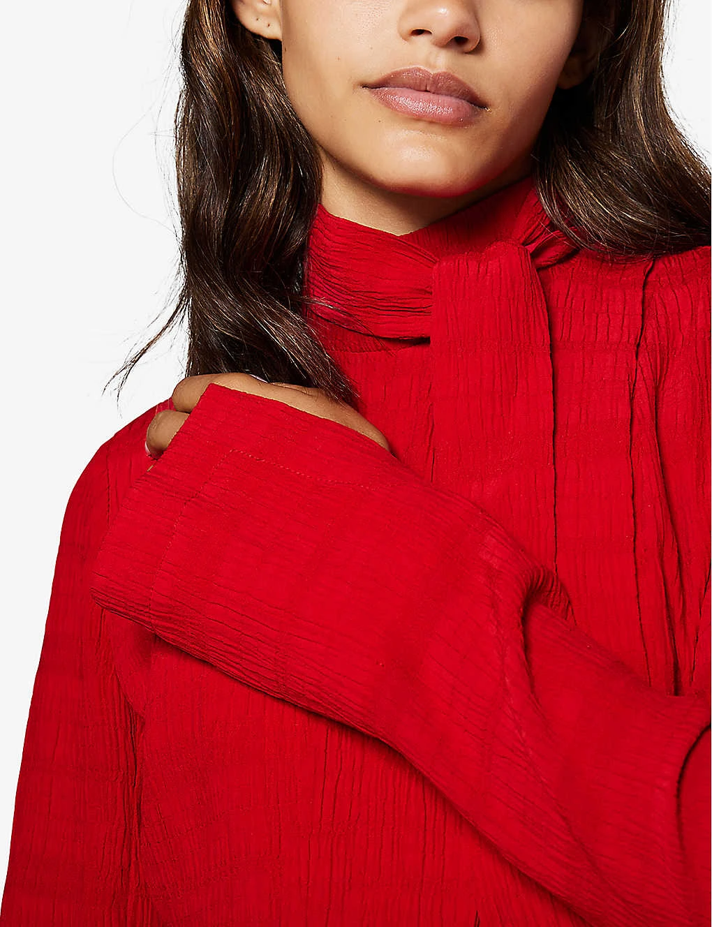 Gilbert Pussybow Chiffon Mini Dress 5 Gilbert Pussybow Chiffon Mini Dress - Image 5