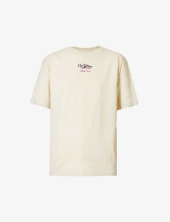 Script Brand-print Cotton-jersey T-shirt