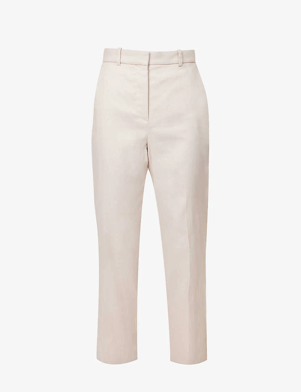 Joseph Trina Straight-leg Mid-rise Linen-blend Trousers 1 Joseph Trina Straight-leg Mid-rise Linen-blend Trousers