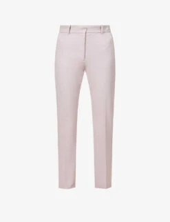 Joseph Coleman Straight-leg Mid-rise Stretch-woven Trousers