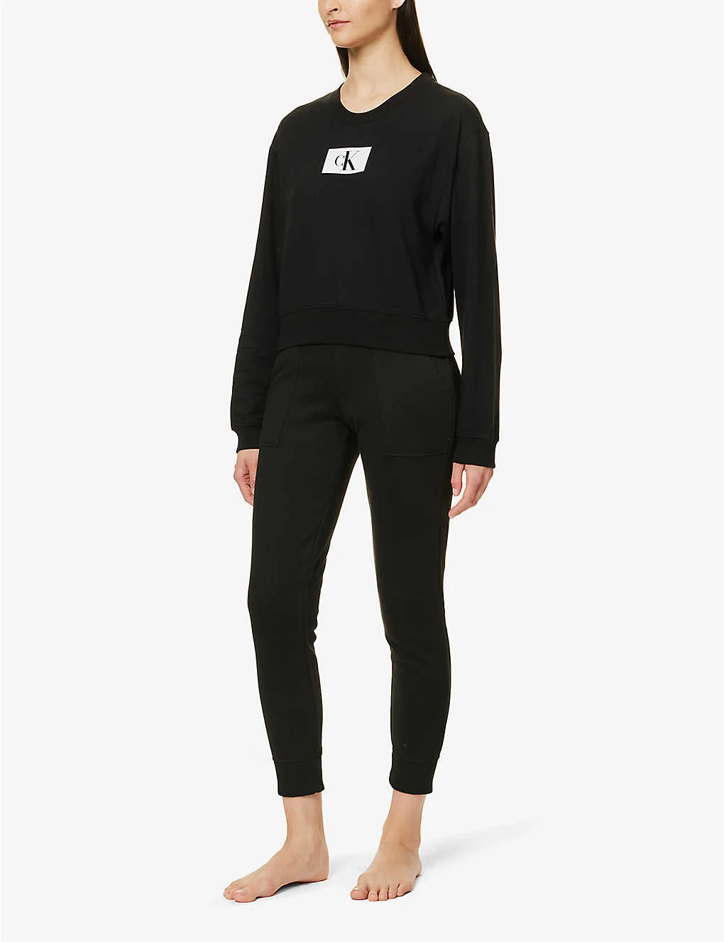 Calvin Klein 1996 Lounge Logo-print Cotton And Recycled-cotton Sweatshirt 2 Calvin Klein 1996 Lounge Logo-print Cotton And Recycled-cotton Sweatshirt - Image 2