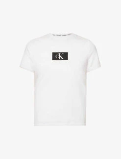 Calvin Klein 1996 Lounge Logo-print Recycled Cotton-blend Top