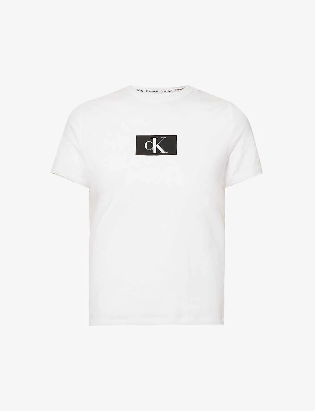 Calvin Klein 1996 Lounge Logo-print Recycled Cotton-blend Top 1 Calvin Klein 1996 Lounge Logo-print Recycled Cotton-blend Top