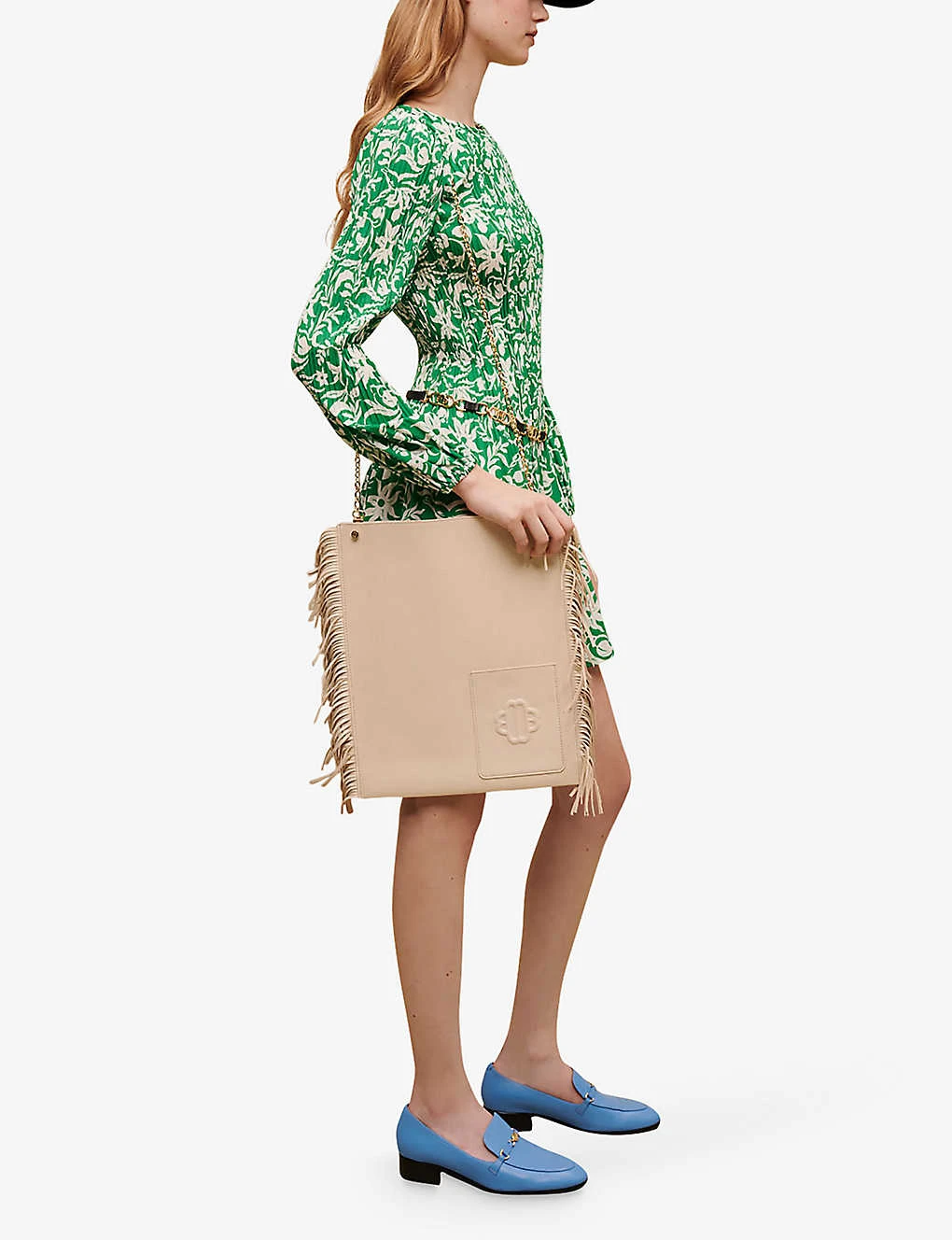 Maje Rockiqua Floral-print Woven Mini Dress 3 Maje Rockiqua Floral-print Woven Mini Dress - Image 3