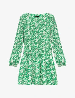 Maje Rockiqua Floral-print Woven Mini Dress