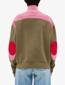 CLAUDIE PIERLOT Minimum Contrast-coloured Knitted Sweatshirt 8 CLAUDIE PIERLOT Minimum Contrast-coloured Knitted Sweatshirt -Whistles Closet Shop R04103365 DIVERS ALT03