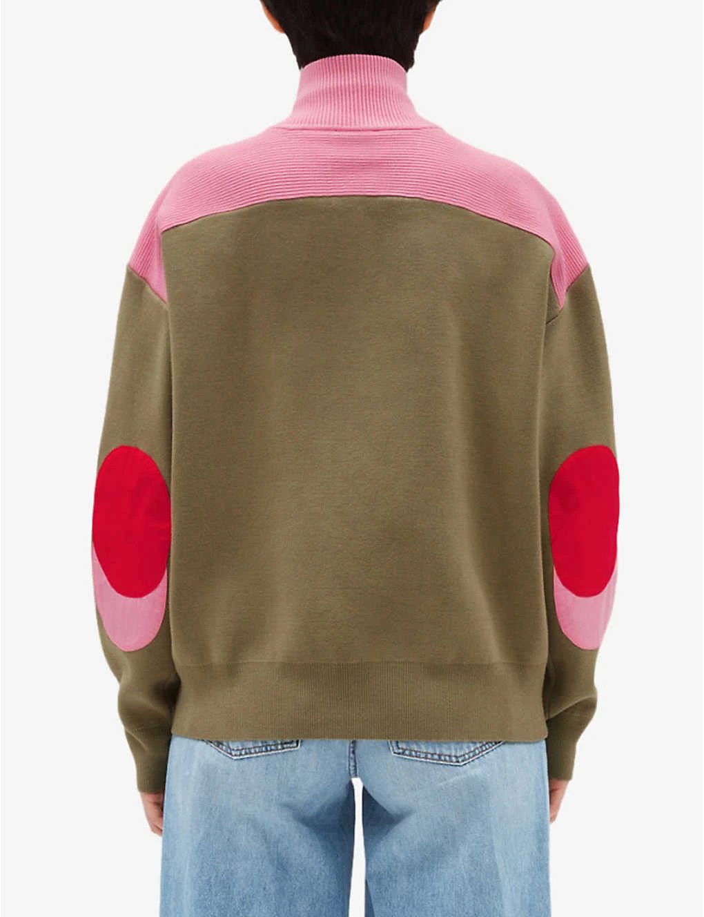 CLAUDIE PIERLOT Minimum Contrast-coloured Knitted Sweatshirt 4 CLAUDIE PIERLOT Minimum Contrast-coloured Knitted Sweatshirt - Image 4