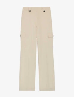 CLAUDIE PIERLOT Peter Side-pocket Stretch-cotton Cargo Trousers