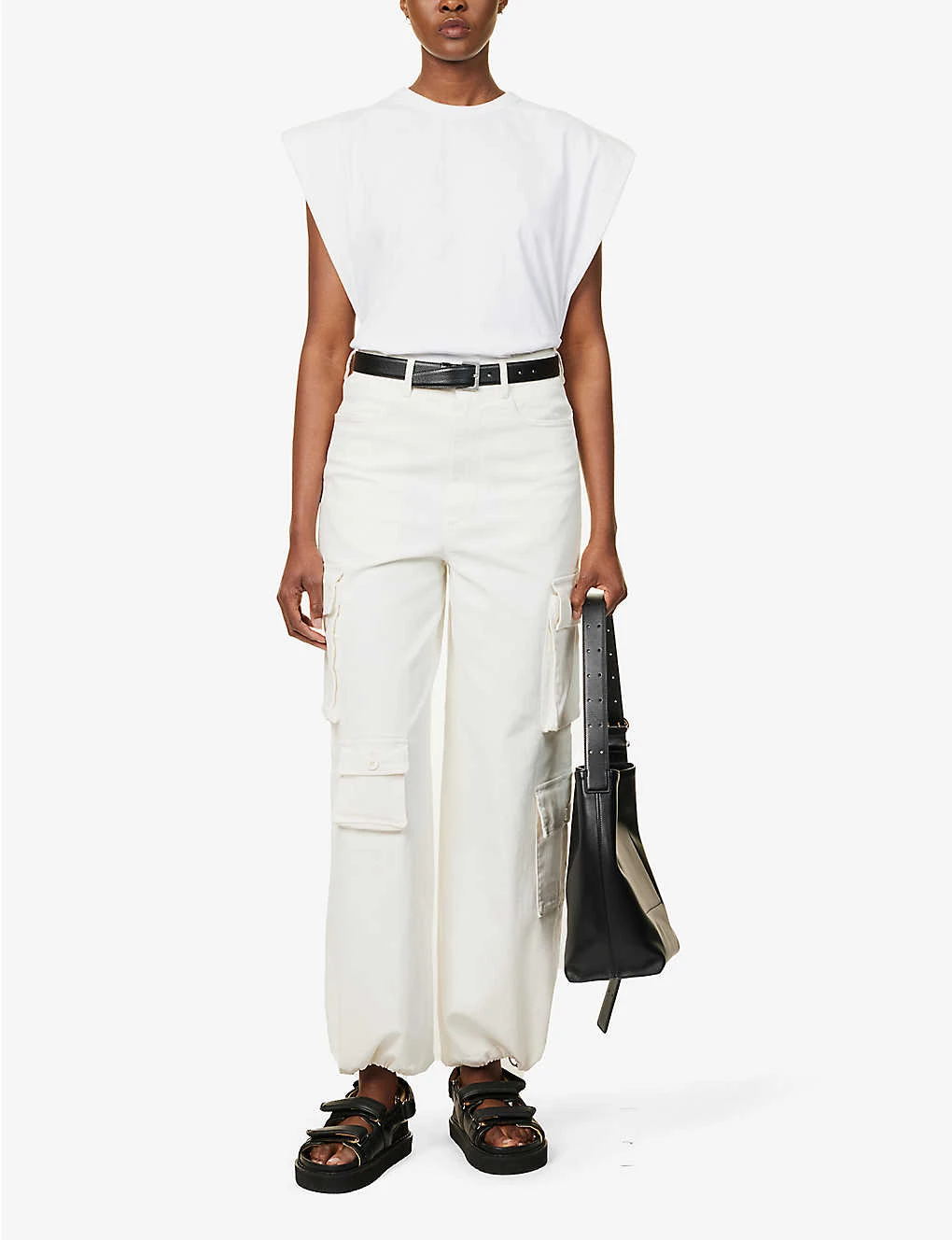 Hailey Patch-pocket Straight-leg High-rise Stretch-cotton Jeans 2 Hailey Patch-pocket Straight-leg High-rise Stretch-cotton Jeans - Image 2