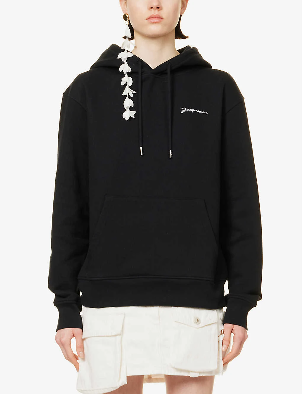 Jacquemus Le Sweatshirt Brodé Logo-embroidered Organic-cotton Hoody 3 Jacquemus Le Sweatshirt Brodé Logo-embroidered Organic-cotton Hoody - Image 3