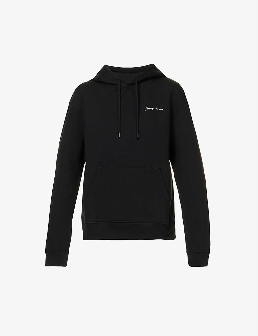 Jacquemus Le Sweatshirt Brodé Logo-embroidered Organic-cotton Hoody 1 Jacquemus Le Sweatshirt Brodé Logo-embroidered Organic-cotton Hoody