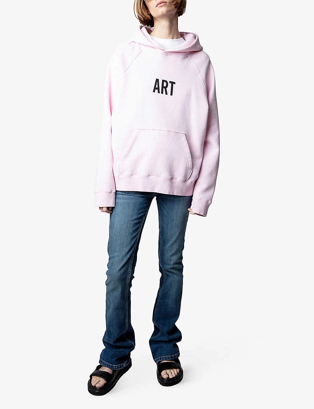 Zadig & Voltaire Geogry Graphic-print Cotton-blend Hoody 2 Zadig & Voltaire Geogry Graphic-print Cotton-blend Hoody - Image 2