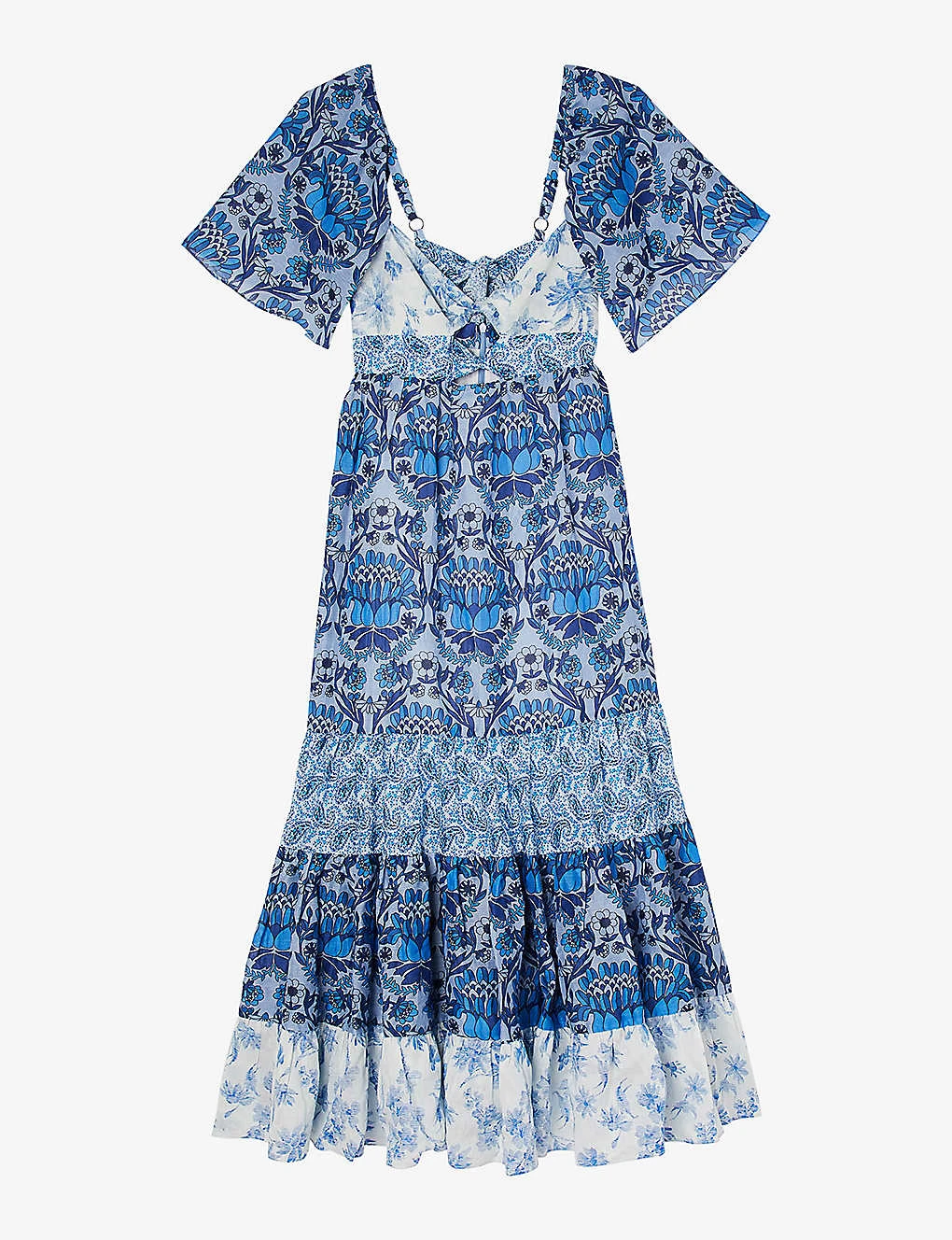 Sandro Floral-print Woven Maxi Dress 1 Sandro Floral-print Woven Maxi Dress