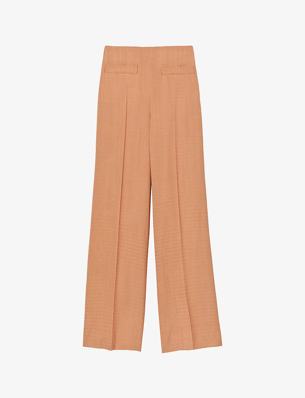 Sandro Checked Wide-leg High-rise Woven Trousers 1 Sandro Checked Wide-leg High-rise Woven Trousers
