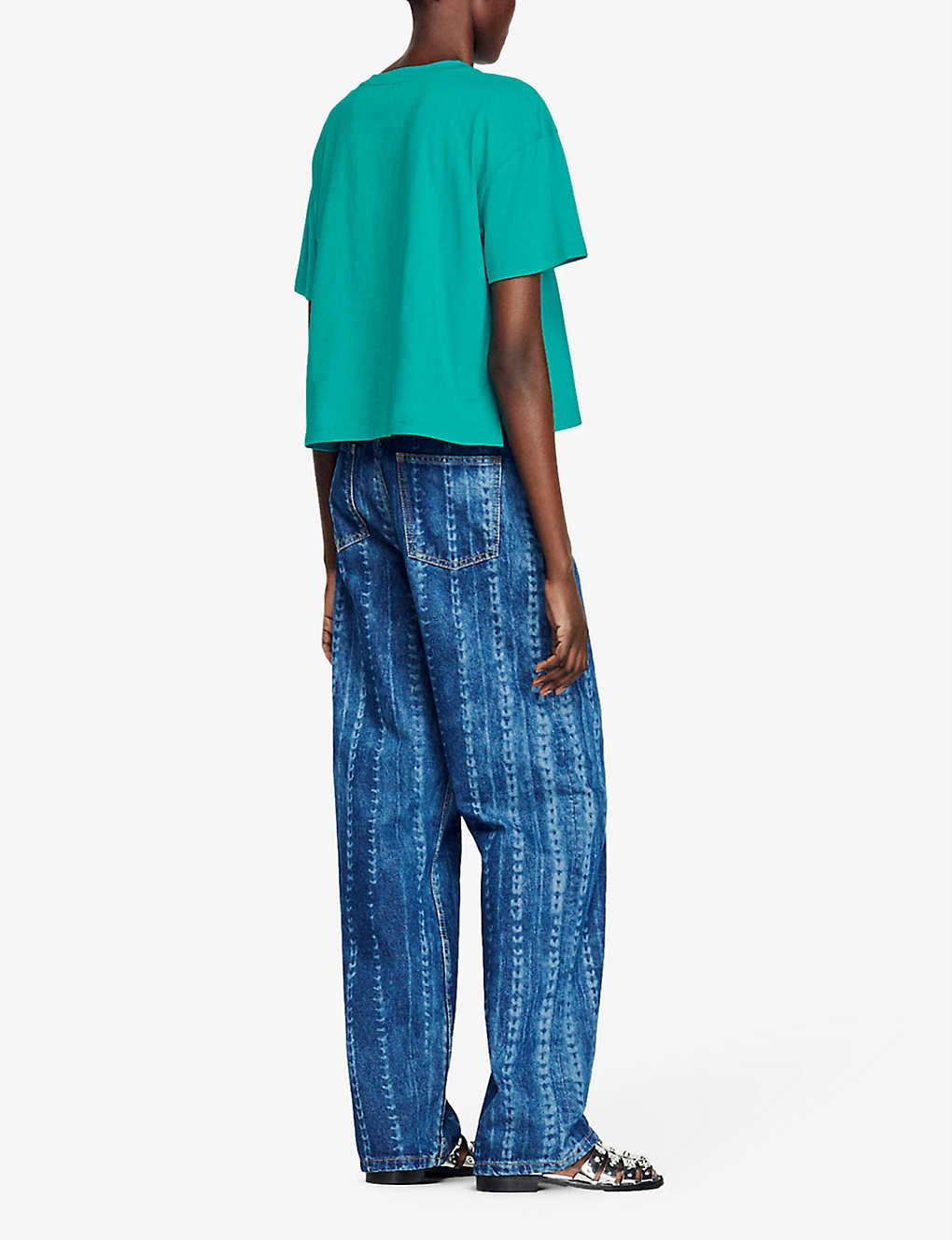 Sandro Mercury Logo-print Cotton T-shirt 4 Sandro Mercury Logo-print Cotton T-shirt - Image 4