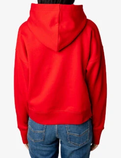 Zadig & Voltaire Mia Heart-print Cotton-jersey Hoody 8 Zadig & Voltaire Mia Heart-print Cotton-jersey Hoody -Whistles Closet Shop R04113376 JAPON ALT03