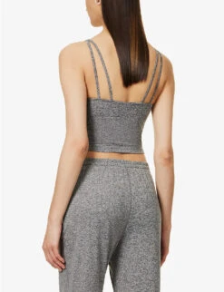 Vuori Performance Fitted Recycled Polyester-blend Top -Whistles Closet Shop R04114831 HEATHERGREY ALT03