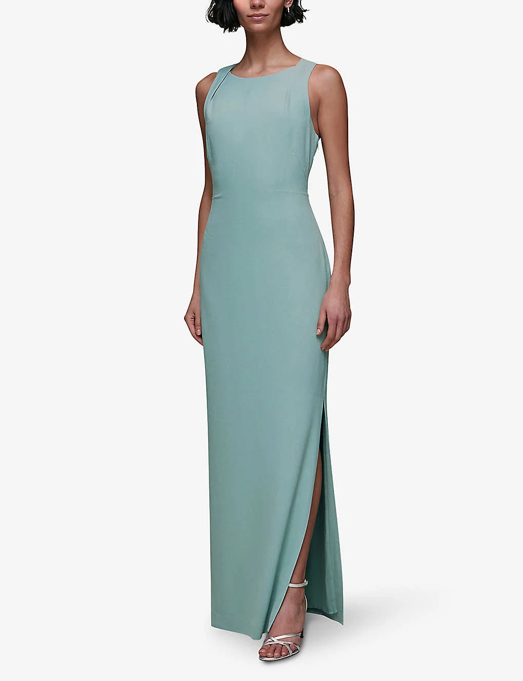 Whistles Tie Back Stretch-crepe Maxi Dress 2 Whistles Tie Back Stretch-crepe Maxi Dress - Image 2