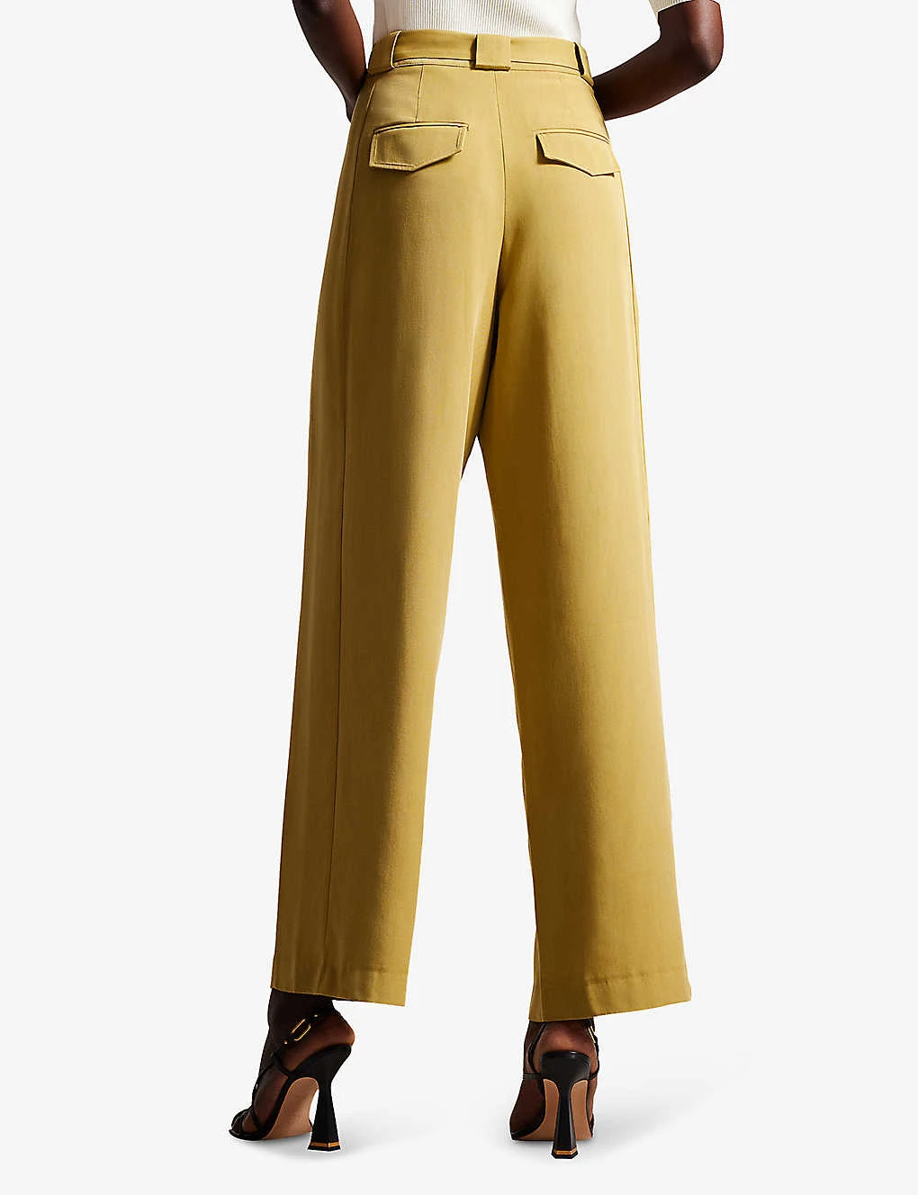 Ted Baker Jemila Wide-leg Lyocell Trousers 4 Ted Baker Jemila Wide-leg Lyocell Trousers - Image 4