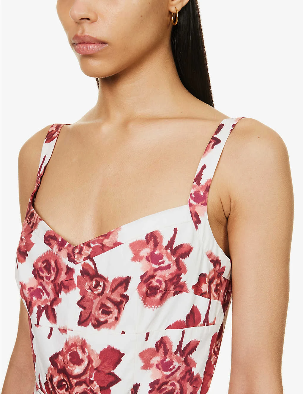 Elita Floral-print Cotton Midi Dress 5 Elita Floral-print Cotton Midi Dress - Image 5