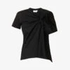 Tulle-appliqué Regular-fit Cotton-jersey T-shirt