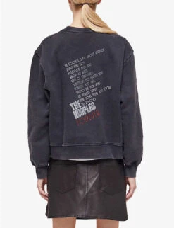 THE KOOPLES Tiger-print Crew-neck Cotton Jumper 8 THE KOOPLES Tiger-print Crew-neck Cotton Jumper -Whistles Closet Shop R04127683 BLA55 ALT03