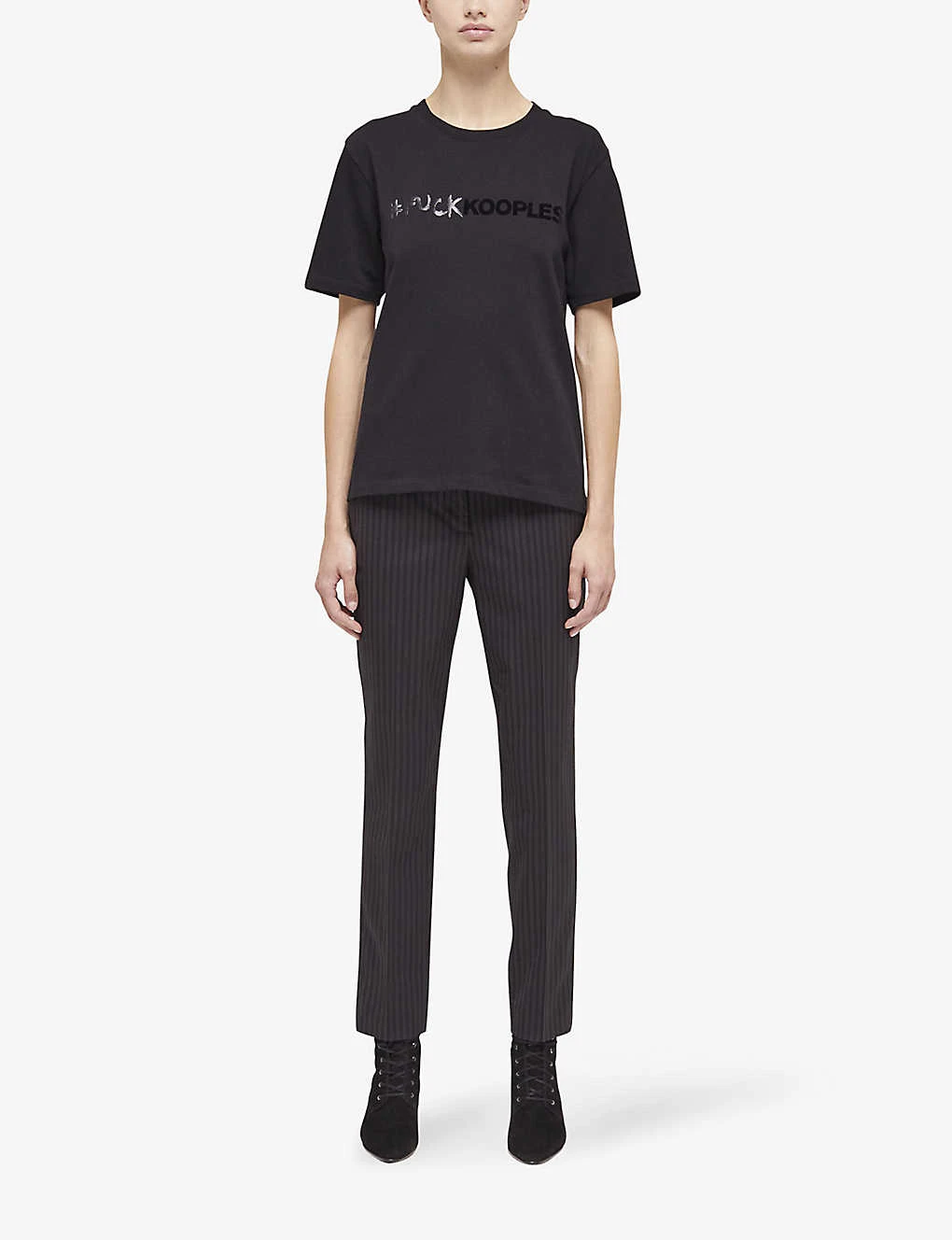 THE KOOPLES Logo-print Cotton T-shirt 2 THE KOOPLES Logo-print Cotton T-shirt - Image 2