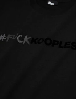 THE KOOPLES Logo-print Cotton T-shirt 12 THE KOOPLES Logo-print Cotton T-shirt -Whistles Closet Shop R04127687 BLA01 ALT05
