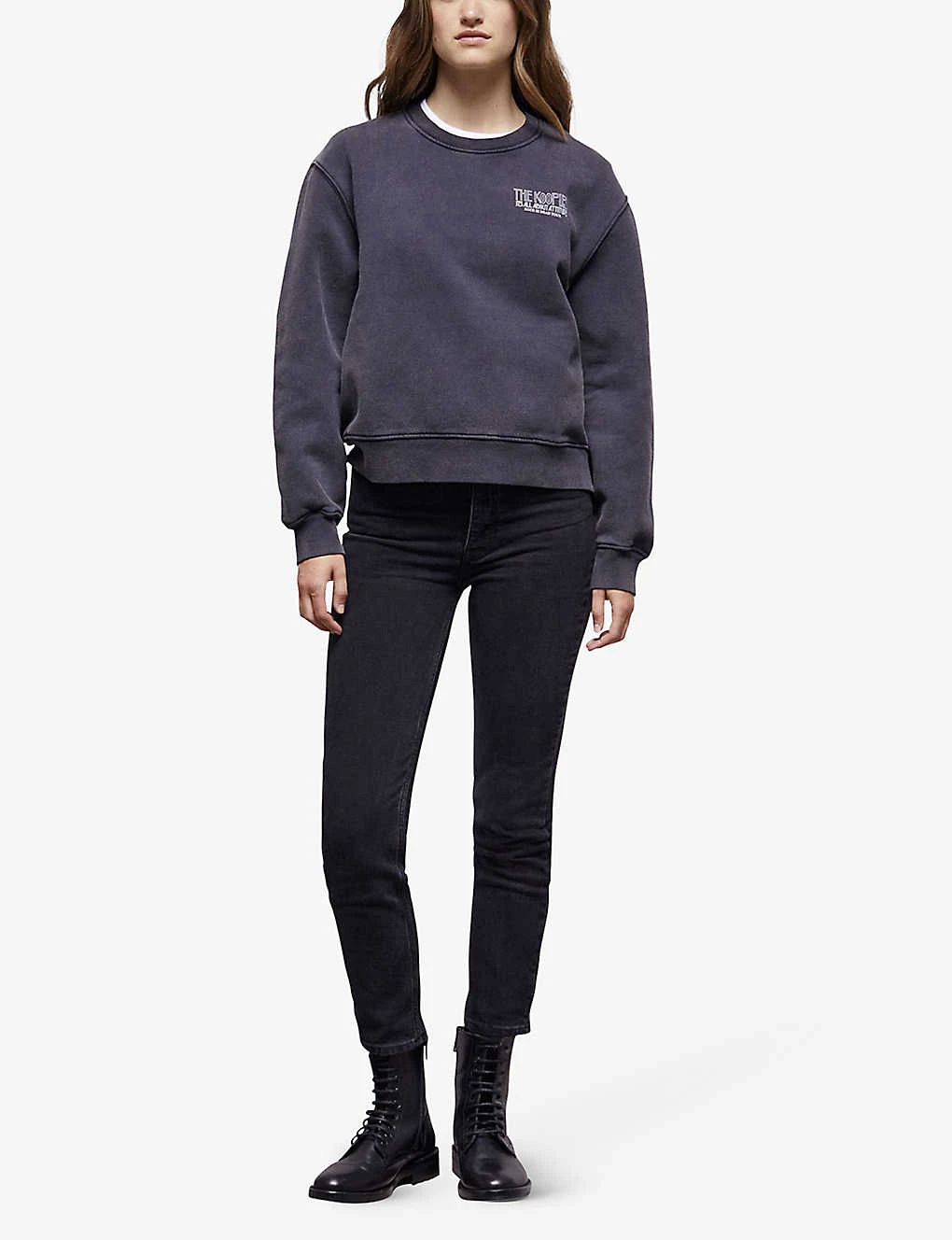 THE KOOPLES Graphic-print Cotton-jersey Sweatshirt 2 THE KOOPLES Graphic-print Cotton-jersey Sweatshirt - Image 2