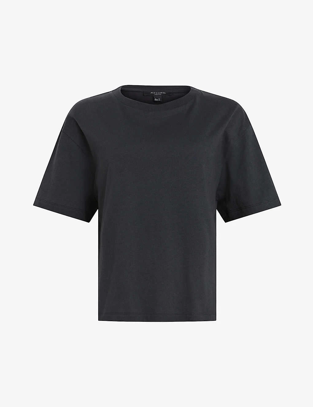 AllSaints Cygni Cut-out Organic-cotton T-shirt 1 AllSaints Cygni Cut-out Organic-cotton T-shirt