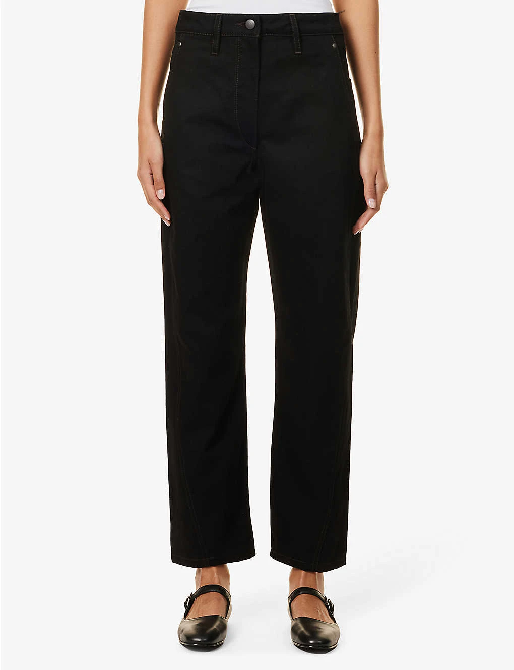Lemaire Wide-leg Mid-rise Denim Trousers 3 Lemaire Wide-leg Mid-rise Denim Trousers - Image 3