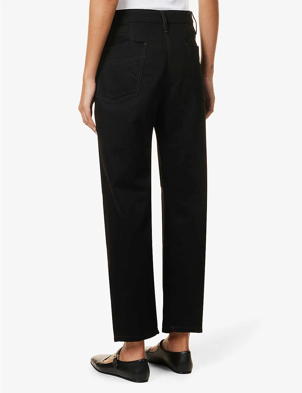 Lemaire Wide-leg Mid-rise Denim Trousers 4 Lemaire Wide-leg Mid-rise Denim Trousers - Image 4