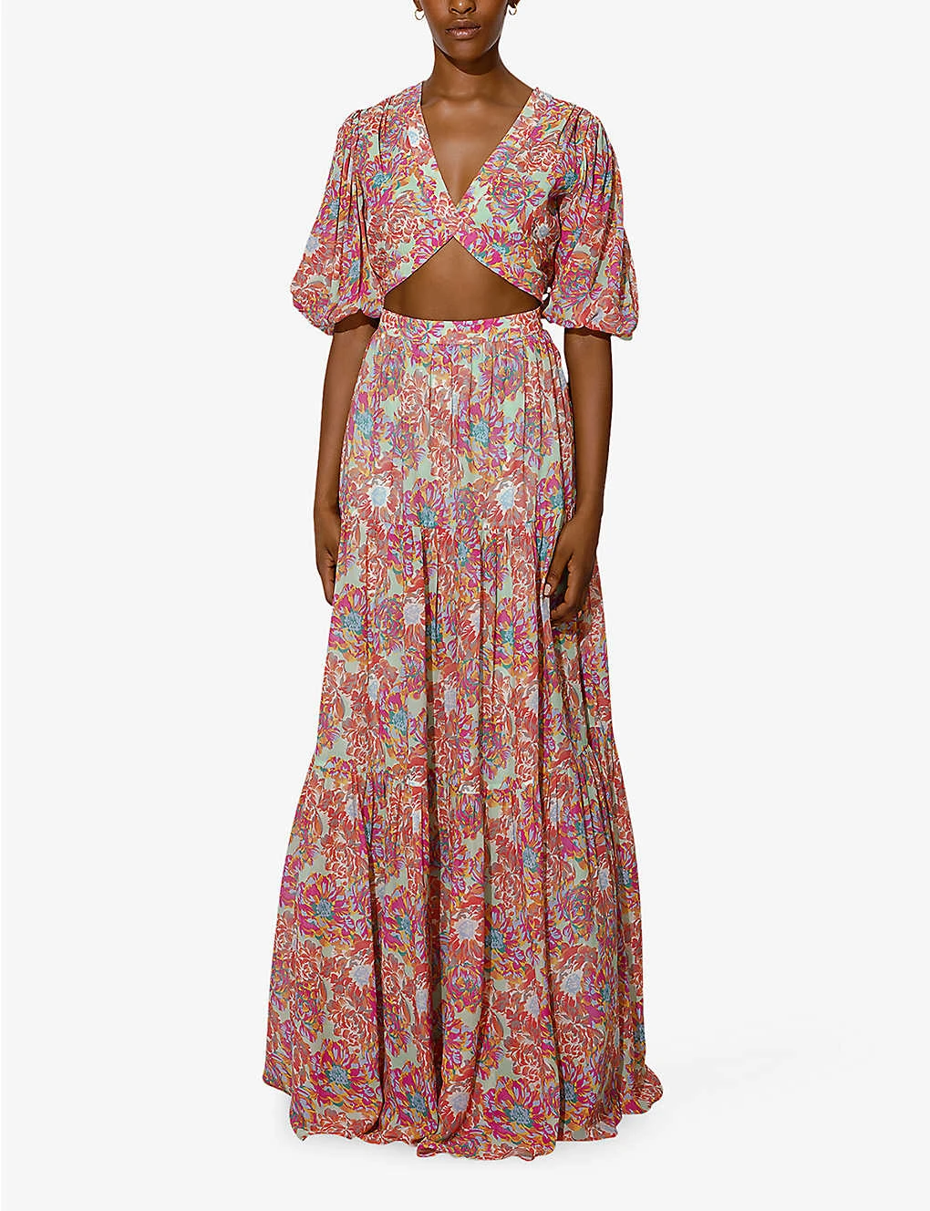 By Malina Sienna Cut-out Woven Maxi Dress 2 By Malina Sienna Cut-out Woven Maxi Dress - Image 2