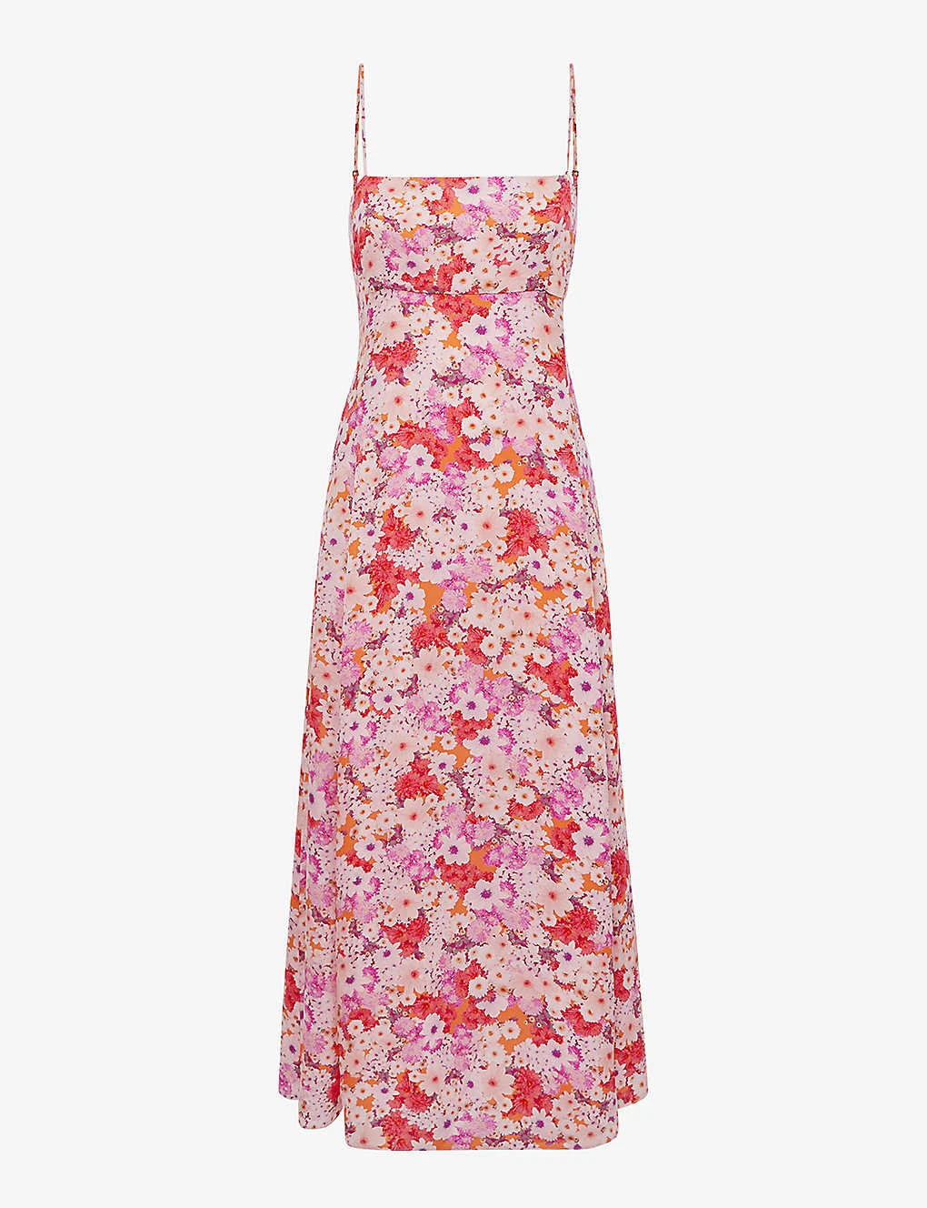 Reiss Bonnie Floral-print Woven Midi Dress 1 Reiss Bonnie Floral-print Woven Midi Dress