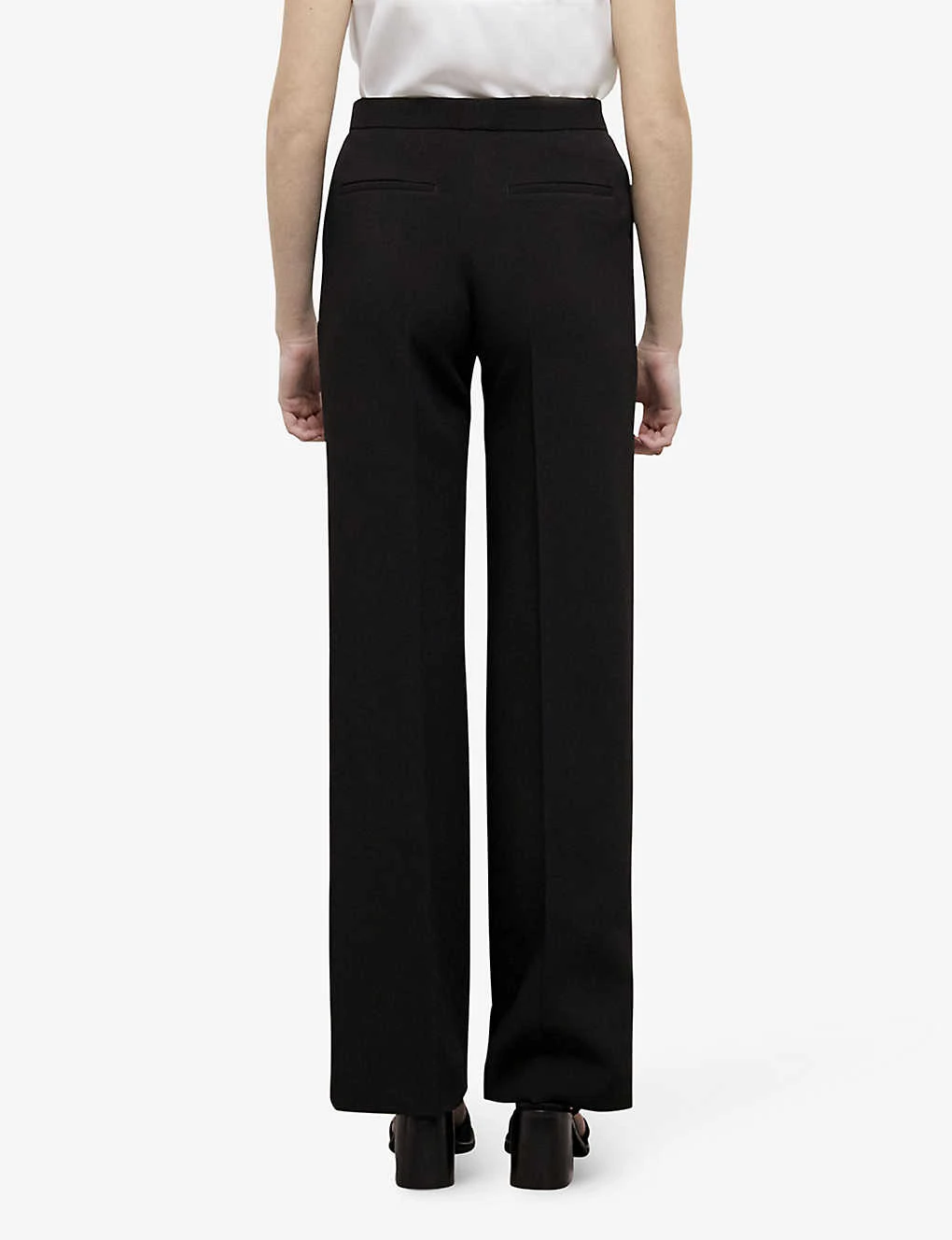 THE KOOPLES Straight-leg High-rise Crepe Trousers 4 THE KOOPLES Straight-leg High-rise Crepe Trousers - Image 4